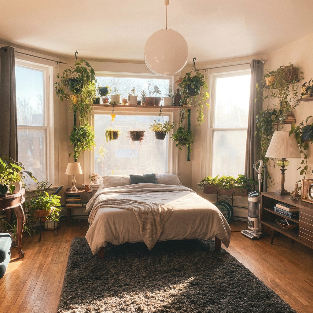 modern tidy bedroom