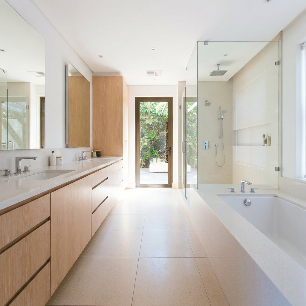 bathroom cleaning