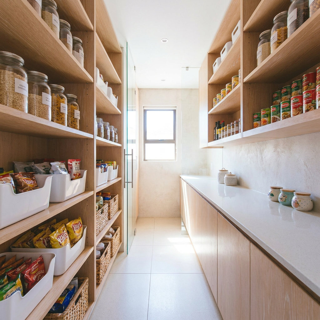 stocked pantry