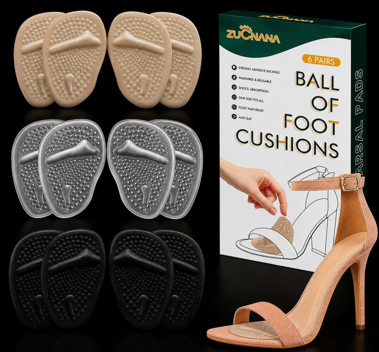 Ball-of-foot cushions
