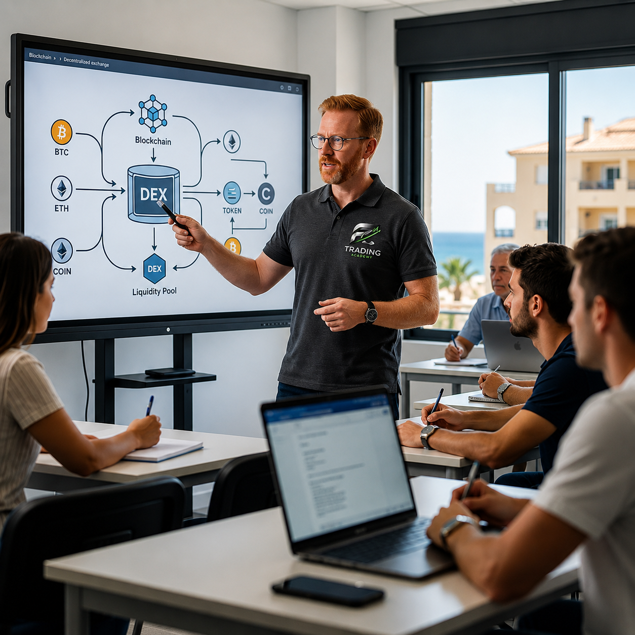 Academia de cripto y trading en Málaga