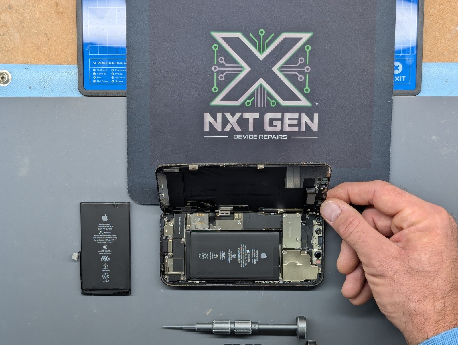 Real iPhone battery repair at NXT GEN