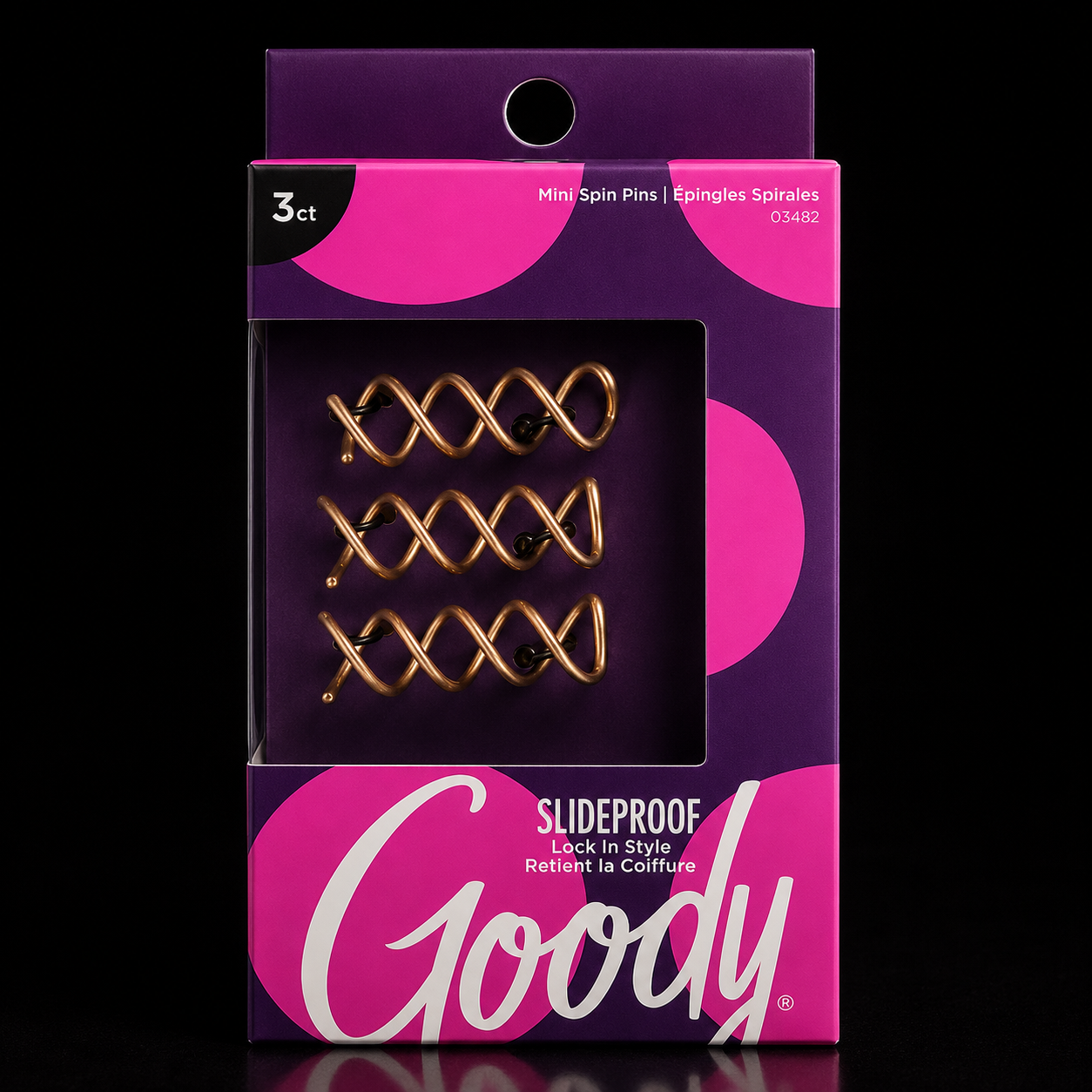 Goody SlideProof® Spiral Hair Pins